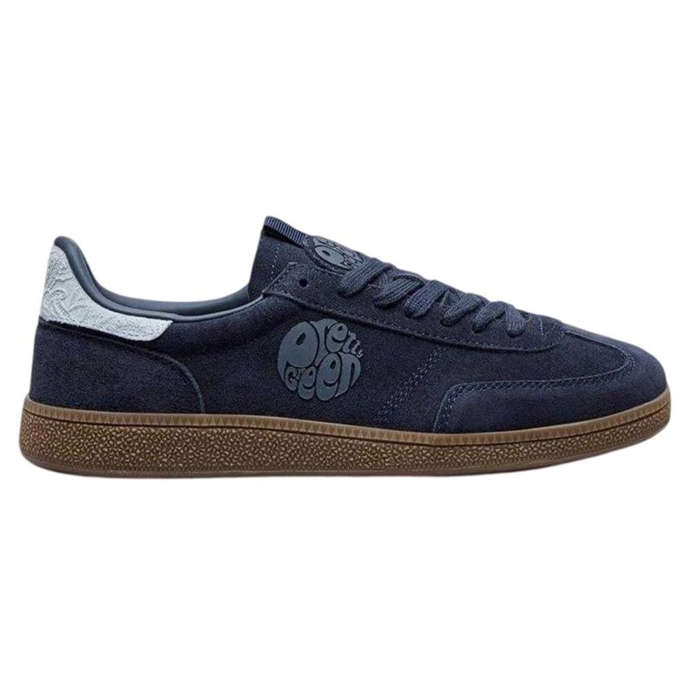 Pretty Green Mens Suede Sneakers / Navy